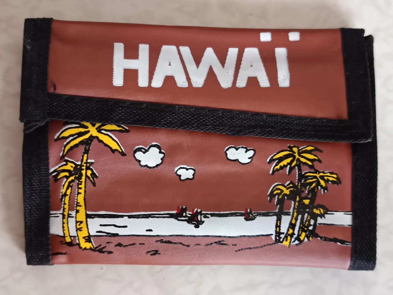 Lot of 8 Wallets Size S / Vintage Hawaii with scratch closure with 4 comp – photo 11